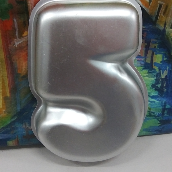 Vtg. Wilson Number 5 Cake Pan